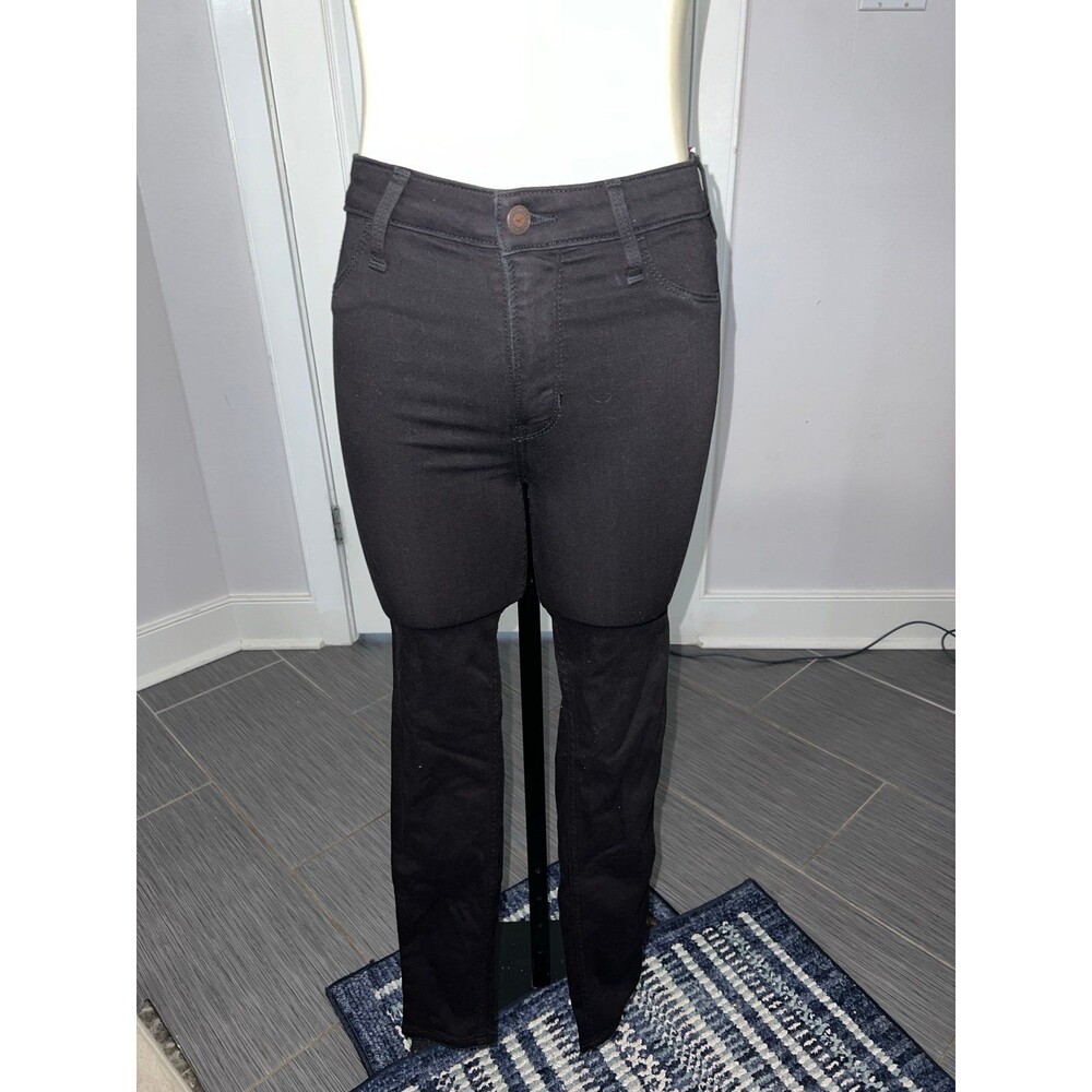 NWT Hollister Women’s Black Stretch Hi-Rise Skinny Jeans Size W25 L28 #330